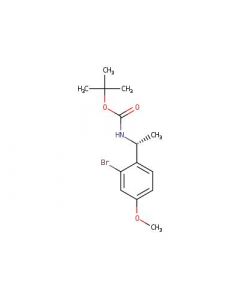 Astatech (R)-TERT-BUTYL (1-(2-BROMO-4-METHOXYPHENYL)ETHYL)CARBAMATE; 0.25G; Purity 95%; MDL-MFCD32660268